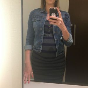 NOM before and after snap dress